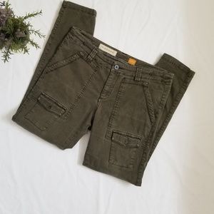 Pilcro and the Letterpress Army Green Pants